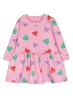 Stella McCartney Kids robe imprimée à manches longues - Rose - thumbnail