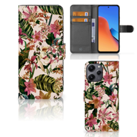 Xiaomi Redmi 12 Hoesje Flowers - thumbnail