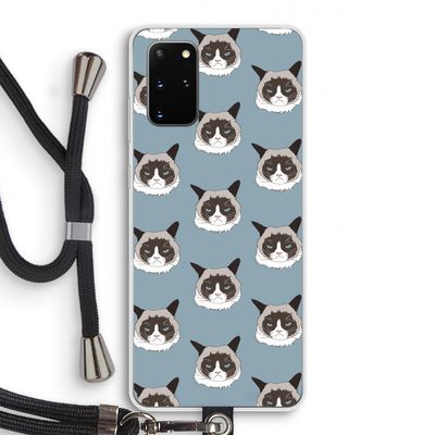 It's a Purrr Case: Samsung Galaxy S20 Plus Transparant Hoesje met koord