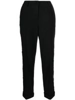 P.A.R.O.S.H. sequin-detail tapered-leg trousers - Noir - thumbnail