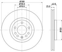 Remschijf 8DD355127721