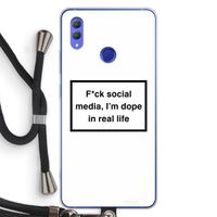 I'm dope: Honor Note 10 Transparant Hoesje met koord