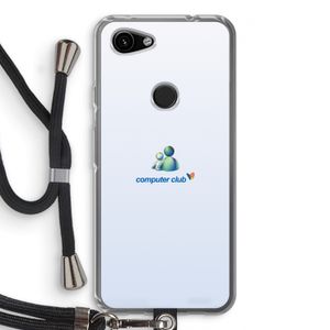 MSN: Pixel 3a Transparant Hoesje met koord