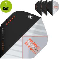 Target Target Raymond van Barneveld Echo Dartflights - Grijs