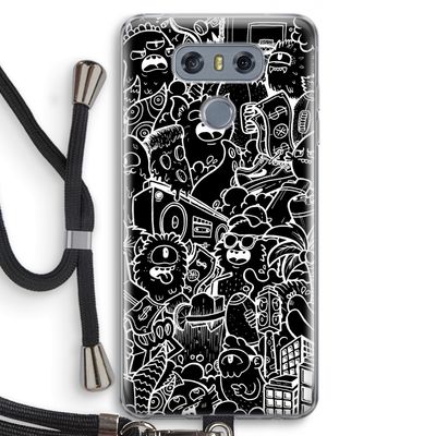 Vexx Black City : LG G6 Transparant Hoesje met koord