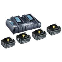 Makita BL 1850B + DC18RD 199483-0 Accu en acculader voor gereedschap 18 V 5 Ah Li-ion