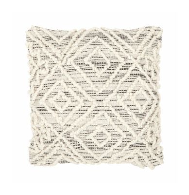 MUST Living Kussen 'Quartz' 45 x 45cm, kleur Grijs / Naturel
