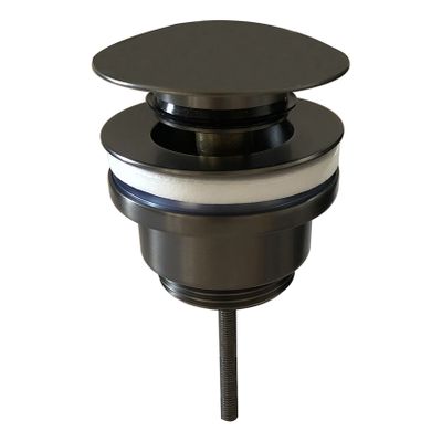 Afvoerplug Wiesbaden UniMatch Caral | 5/4" | Click waste | Messing | Rond | Gunmetal