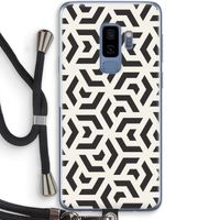 Crazy pattern: Samsung Galaxy S9 Plus Transparant Hoesje met koord