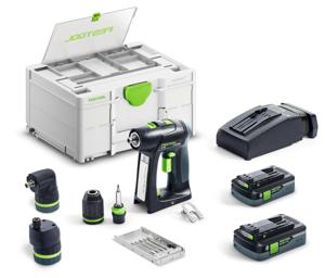 Festool C 18 HPC 4,0 I-Set Accu Schroefboormachine 18V 4.0Ah in Systainer - 577617