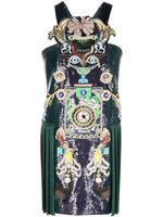 Mary Katrantzou robe Archival Robot à coupe courte - Vert