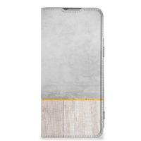 OnePlus Nord 2T Book Wallet Case Wood Concrete