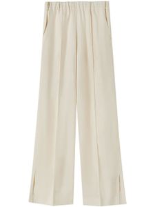 Jil Sander elasticated-waist palazzo trousers - Tons neutres