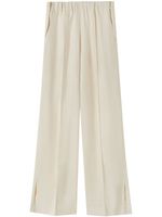 Jil Sander elasticated-waist palazzo trousers - Tons neutres