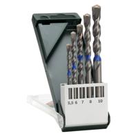 Bosch Accessories 2609255418 Beton-spiraalboren set 5-delig 5.5 mm, 6 mm, 7 mm, 8 mm, 10 mm Cilinderschacht 1 set(s) - thumbnail