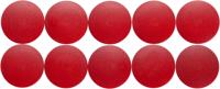 Maul Solid whiteboard magneet 800gr 10 stuks rood