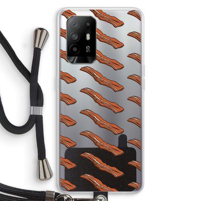 Bacon to my eggs #2: Oppo A94 5G Transparant Hoesje met koord
