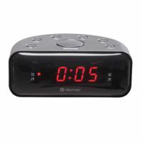 Denver Wekkerradio LED FM zwart dual alarm - 8140211