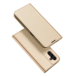 Dux Ducis - Samsung Galaxy A04s - Slim bookcase hoesje - Goud