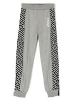 Versace Kids pantalon de jogging à motif Greca - Gris - thumbnail