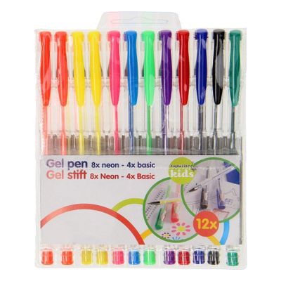Neon Gelpennen - 12 Stuks