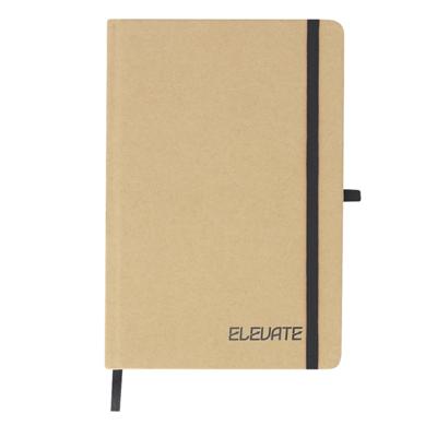 Notitieboekje Elevate - A5 formaat - zwart - 14 x 21 cm ? karton/papier ? Opschrijfboekje Notitieboekje Elevate - A5 formaat - zwart - 14 x 21 cm ? karton/papier ? Opschrijfboekje