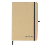 Notitieboekje Elevate - A5 formaat - zwart - 14 x 21 cm ? karton/papier ? Opschrijfboekje