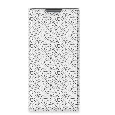 Samsung Galaxy S22 Ultra | Hoesje met Magneet | Stripes Dots Samsung Galaxy S22 Ultra | Hoesje met Magneet | Stripes Dots