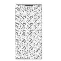 Samsung Galaxy S22 Ultra | Hoesje met Magneet | Stripes Dots