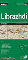 Wegenkaart - landkaart 370 Librazhdi | Vektor