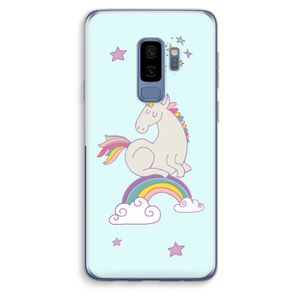 Regenboog eenhoorn: Samsung Galaxy S9 Plus Transparant Hoesje