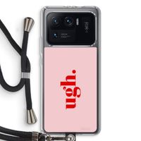 Ugh: Xiaomi Mi 11 Ultra Transparant Hoesje met koord