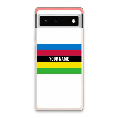 WK Wielrennen: Google Pixel 6 Transparant Hoesje