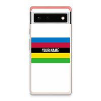 WK Wielrennen: Google Pixel 6 Transparant Hoesje