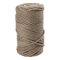 Creativ Company Macrame koord lichtbruin, 55m