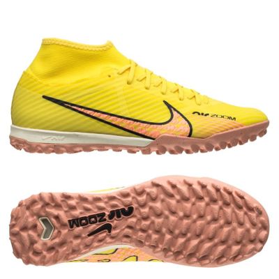 Nike Air Zoom Mercurial Superfly 9 Academy TF Lucent - Geel/Roze