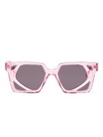 Kuboraum lunettes de soleil rectangulaires T6 - Rose