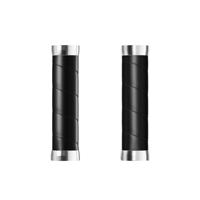 BROOKS Slender leather grips (130+130mm) - black
