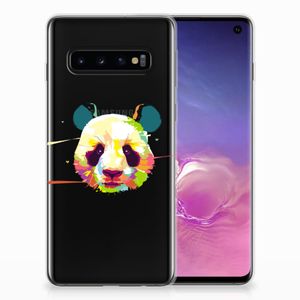 Samsung Galaxy S10 Telefoonhoesje met Naam Panda Color