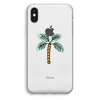 Palmboom: iPhone XS Transparant Hoesje Palmboom: iPhone XS Transparant Hoesje
