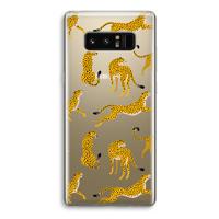 Luipaard: Samsung Galaxy Note 8 Transparant Hoesje - thumbnail