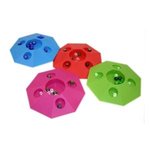 Engelhart Knikkerpot - met 10x knikkers - 22 cm - knikker speelgoed