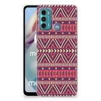 Motorola Moto G60 TPU bumper Aztec Paars - thumbnail