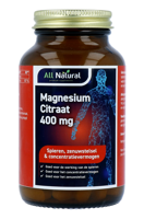 All Natural Magnesium Citraat 400 mg Tabletten