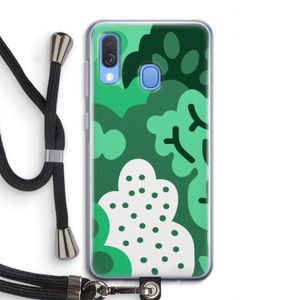 Bushes: Samsung Galaxy A40 Transparant Hoesje met koord