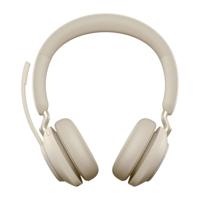 Jabra Evolve2 65 Headset Draadloos Hoofdband Kantoor/callcenter USB Type-A Bluetooth Beige