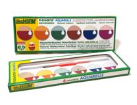 ÖkoNORM Aquarelverf in een doos - 6 kleuren