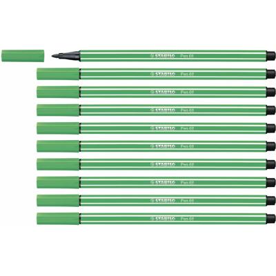 Markeerstiften Stabilo Pen 68 Groen (10 Onderdelen)