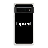 Topvent Zwart: Google Pixel 6 Pro Transparant Hoesje
