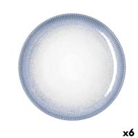 Eetbord Bidasoa Lea Hydrozero Wit Keramisch Ø 27 cm (6 Stuks)